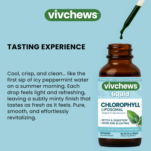 chlorophyll - internal deodorant liposomal liquid drops