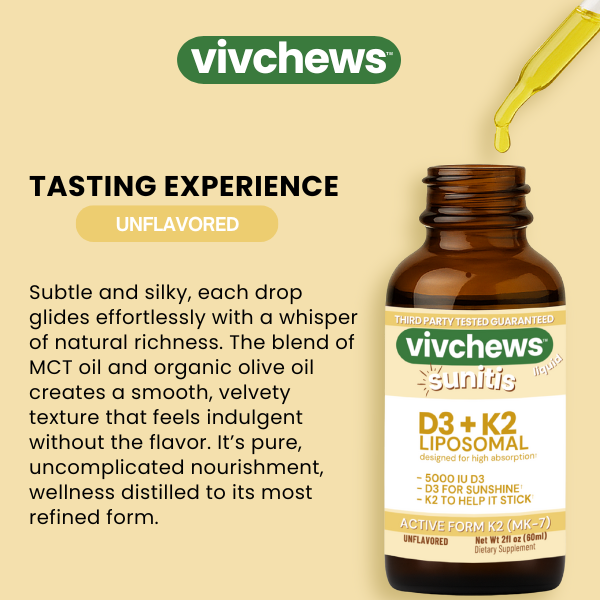 vitamin D3 + K2  liposomal liquid drops sunitis™
