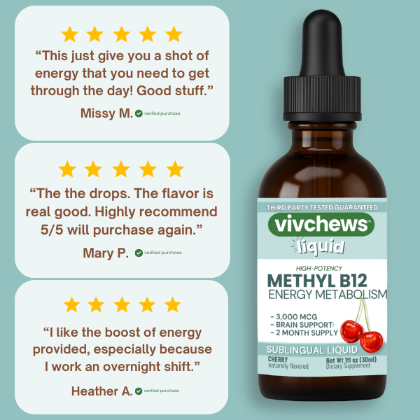 methyl b12 - energy support liquid drops