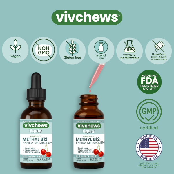 methyl b12 - energy support liquid drops