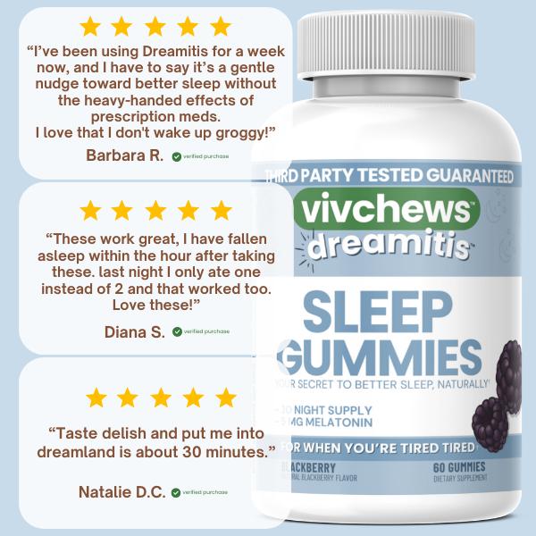 sleep support gummies - dreamitis™