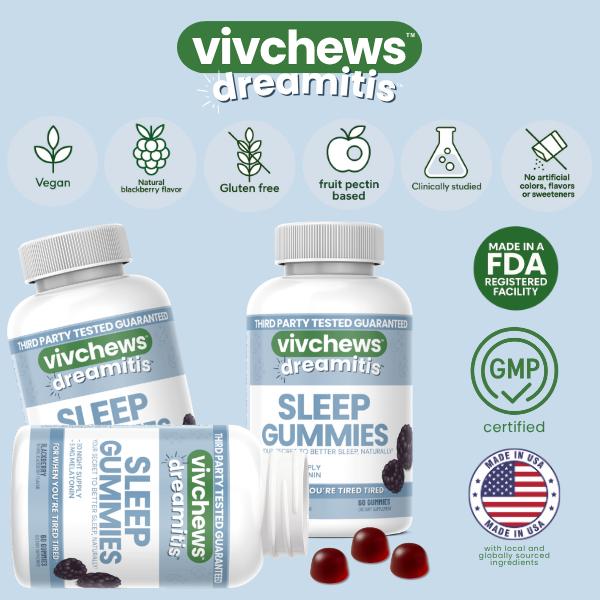 sleep support gummies - dreamitis™