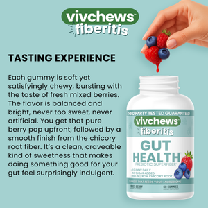 daily fiber support gummies - fiberitis™