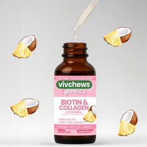 biotin + collagen liposomal liquid drops - glowitis™