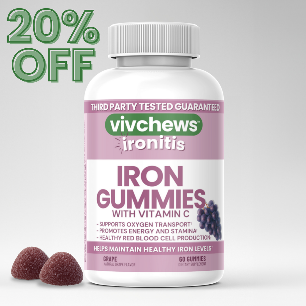 iron + vitamin c gummies - ironitis™