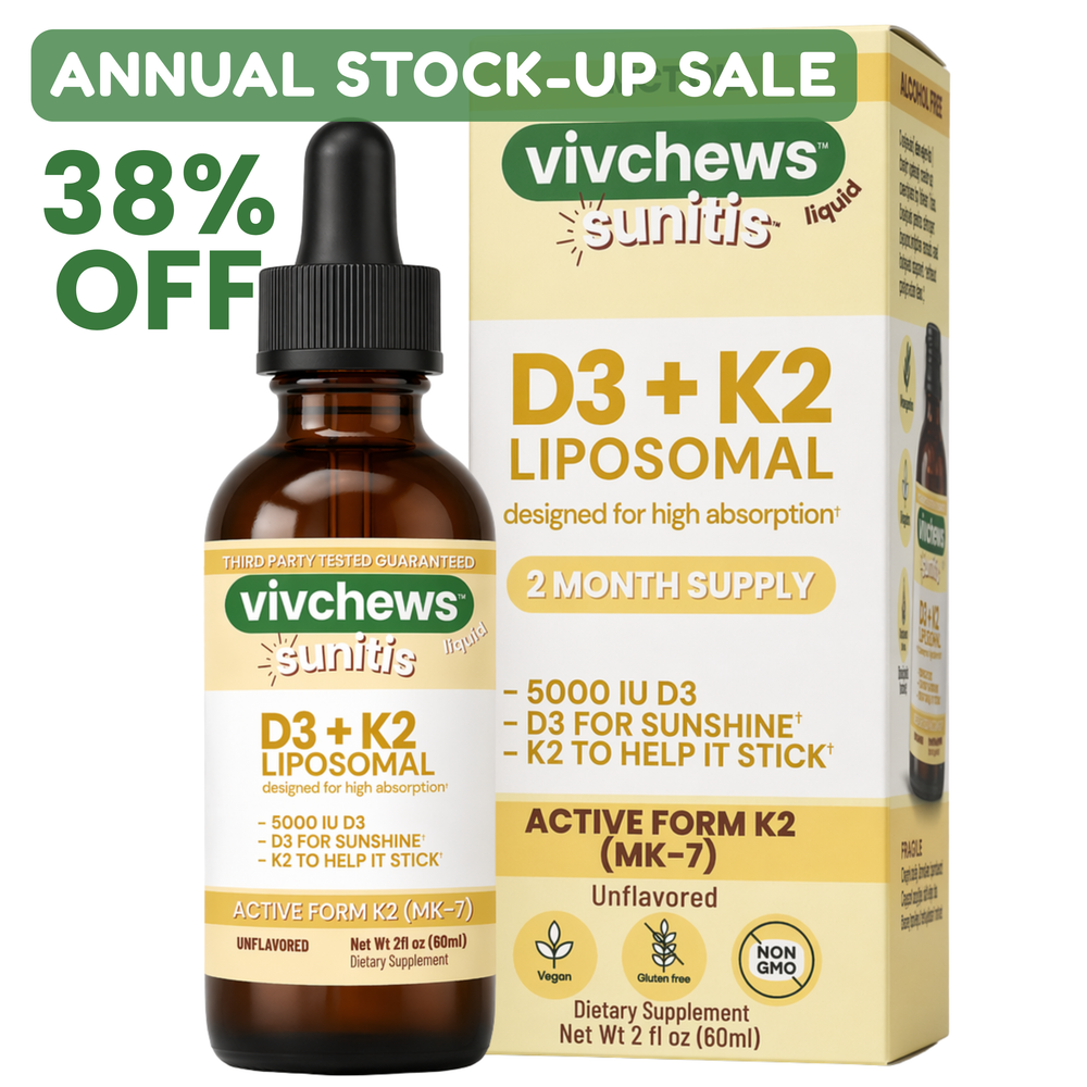 vitamin D3 + K2  liposomal liquid drops sunitis™