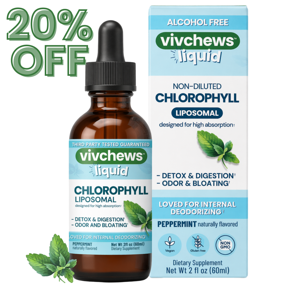 chlorophyll - internal deodorant liposomal liquid drops