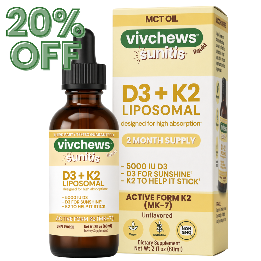vitamin D3 + K2  liposomal liquid drops sunitis™