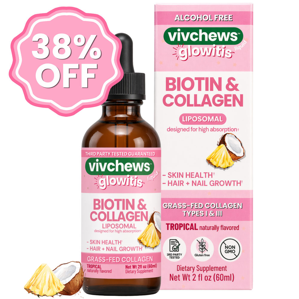 biotin + collagen liposomal liquid drops - glowitis®