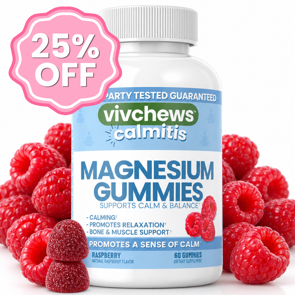 daily magnesium support gummies - calmitis™