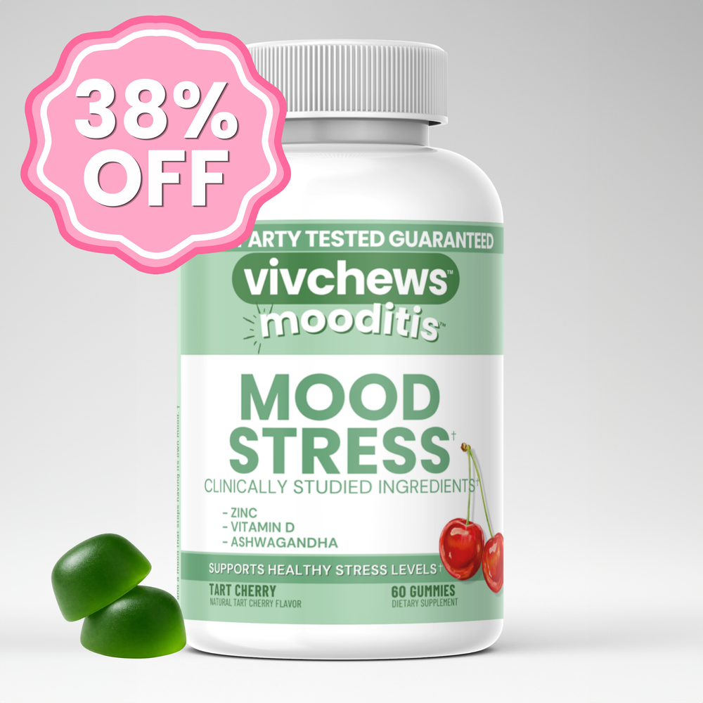 mood + stress support gummies - mooditis®