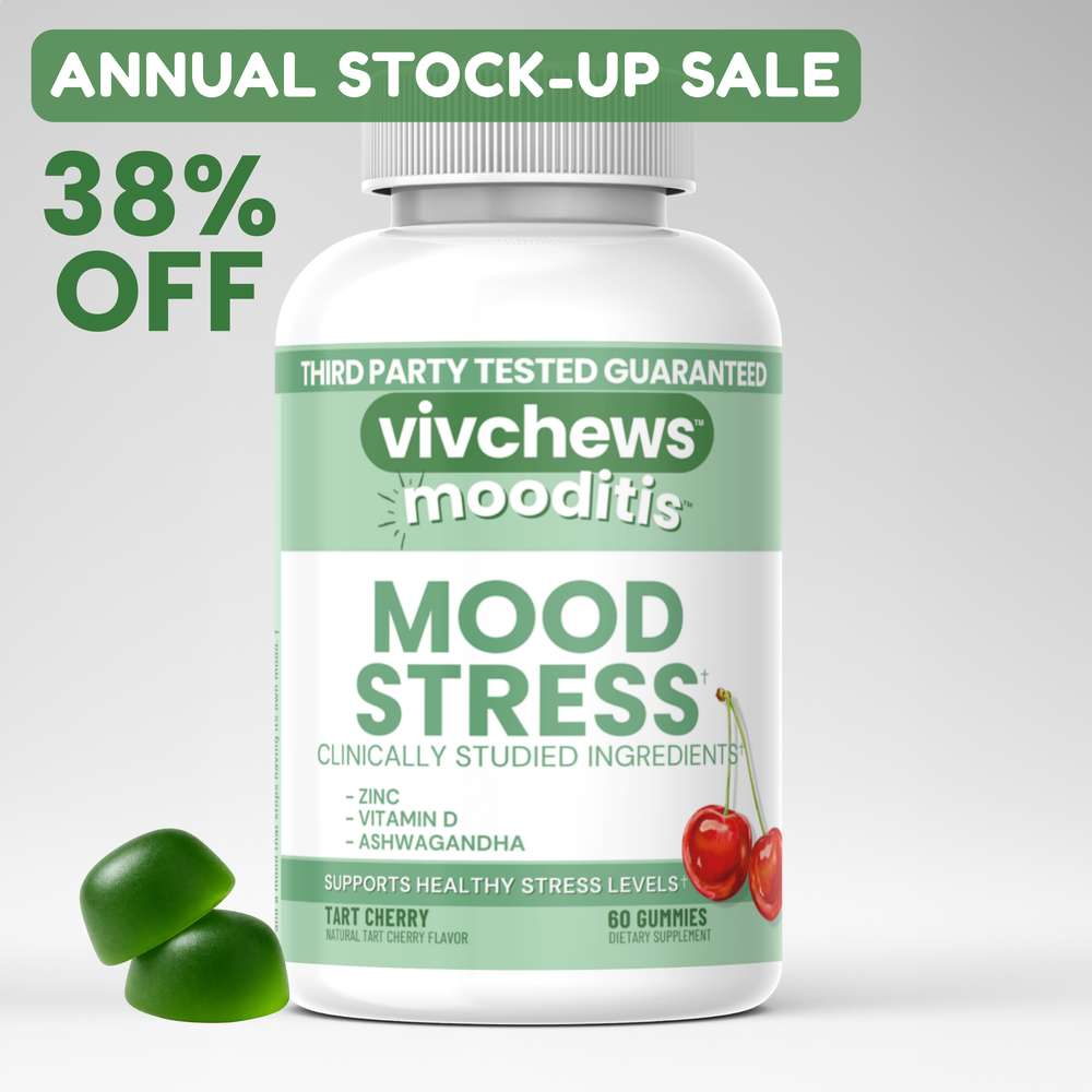 mood + stress support gummies - mooditis™