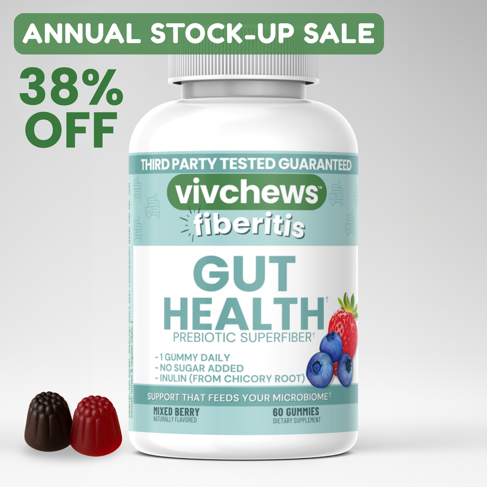 daily fiber support gummies - fiberitis™