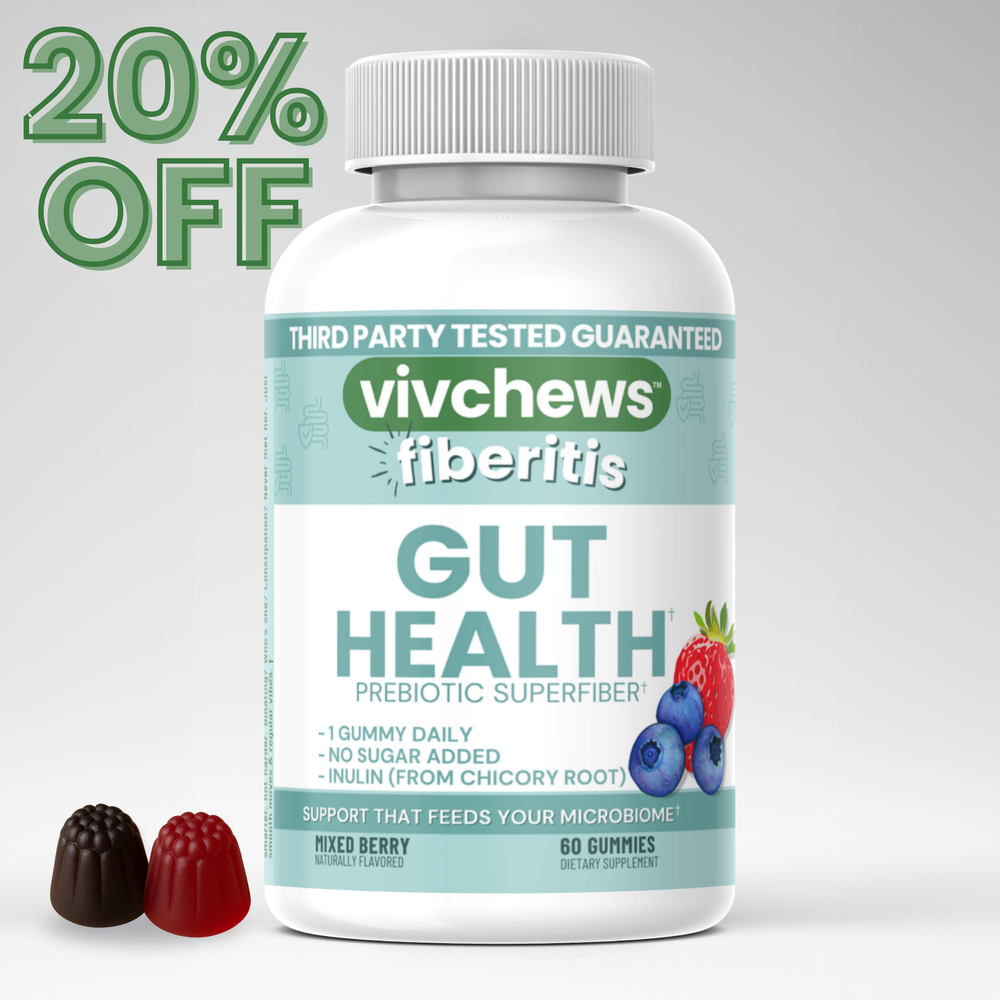 daily fiber support gummies - fiberitis™