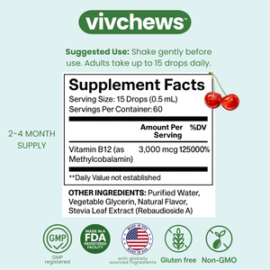 methyl b12 - energy support liquid drops