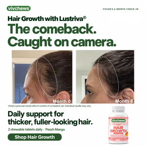 glowitis® advanced women's hair growth with Lustriva®
