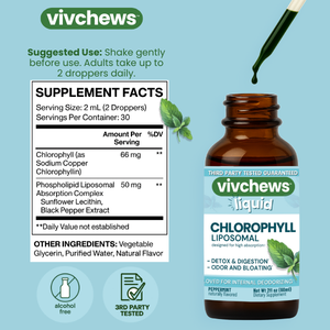 chlorophyll - internal deodorant liposomal liquid drops