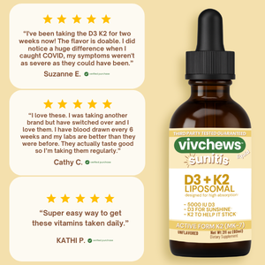 vitamin D3 + K2  liposomal liquid drops sunitis™