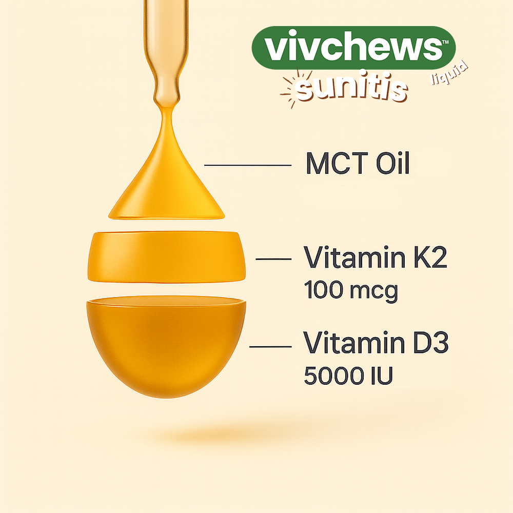 vitamin D3 + K2 liposomal liquid drops sunitis™