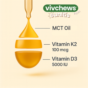 vitamin D3 + K2 liposomal liquid drops sunitis™