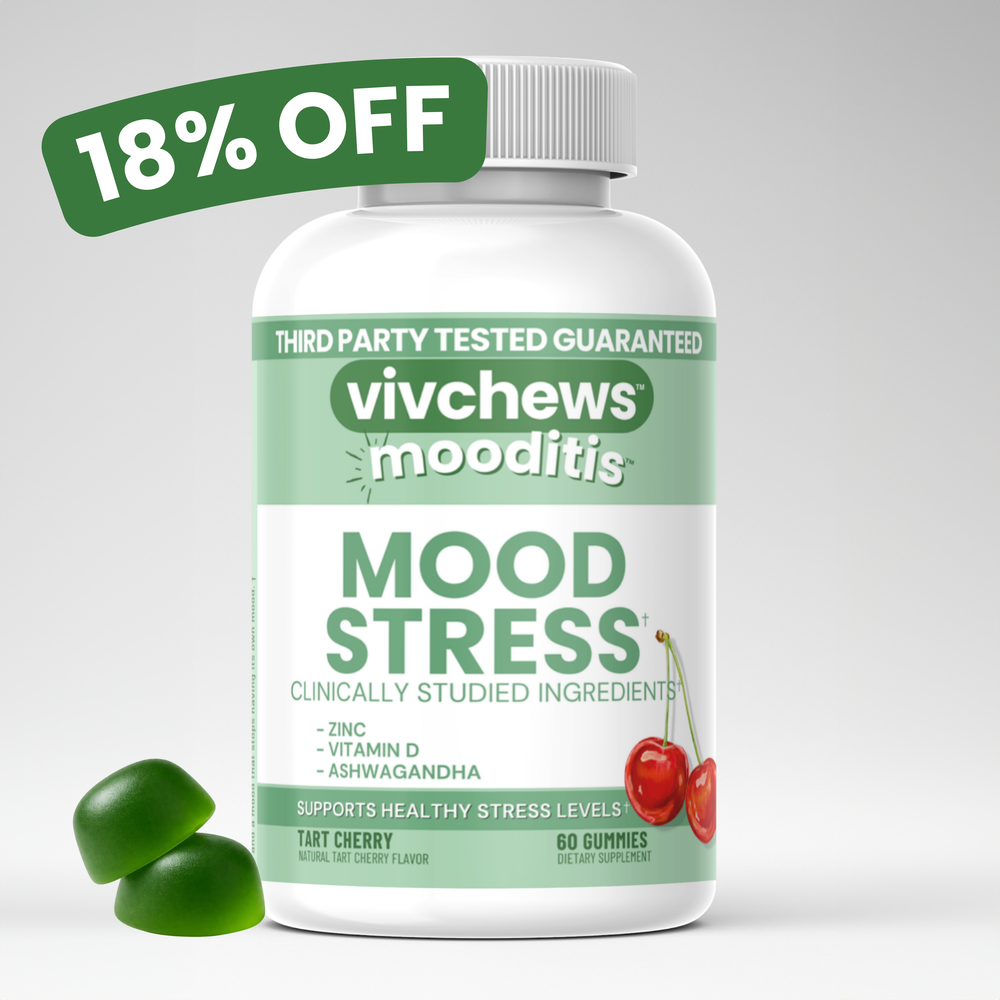 mood + stress support gummies - mooditis™