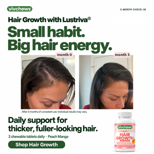 glowitis® advanced women's hair growth with Lustriva®