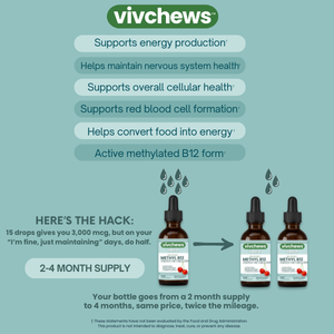 methyl b12 - energy support liquid drops