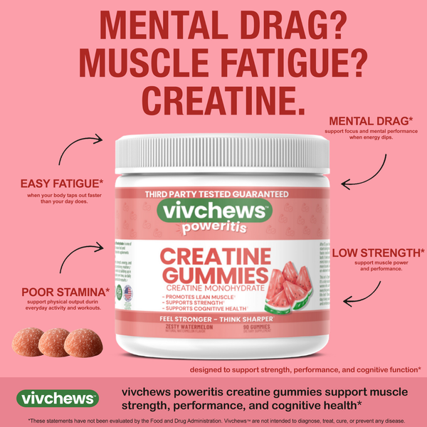 creatine monohydrate gummies - poweritis™