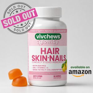 hair, skin & nails support gummies - glowitis™