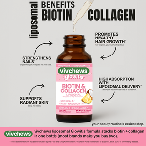 hair, skin & nails liposomal liquid drops - glowitis™