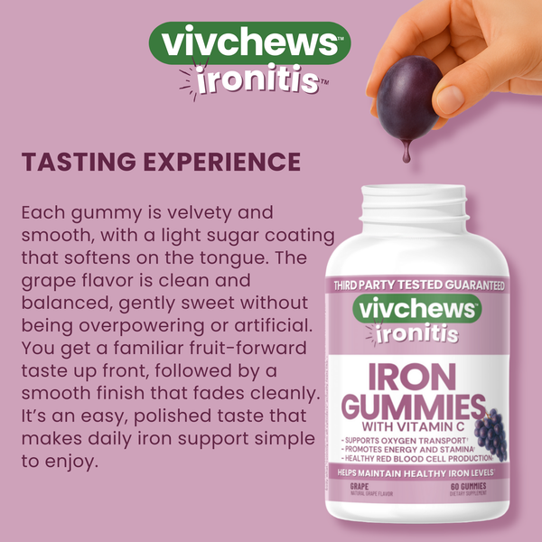 iron + vitamin c gummies - ironitis™