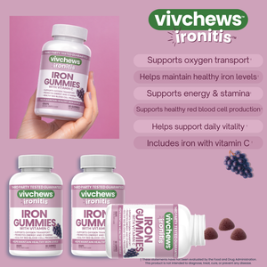 iron + vitamin c gummies - ironitis™