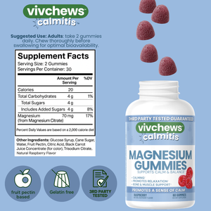 daily magnesium support gummies - calmitis™