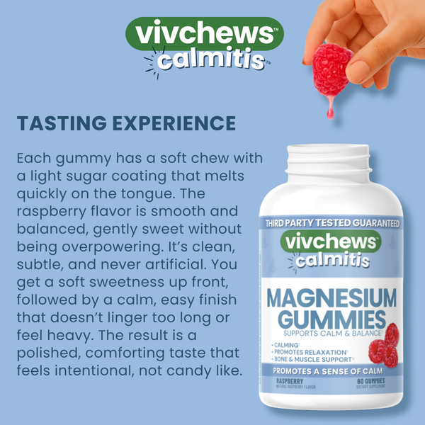 daily magnesium support gummies - calmitis™