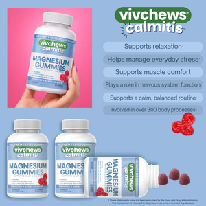daily magnesium support gummies - calmitis™