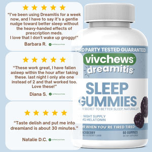 sleep support gummies - dreamitis™